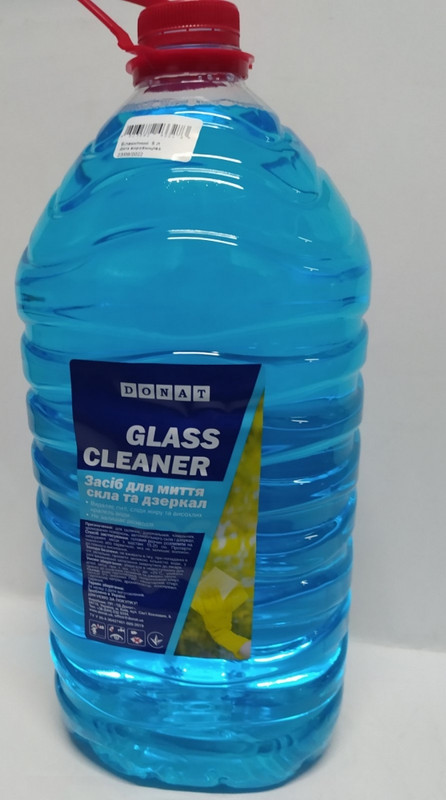 Засіб д/м скла DONAT HoReCa Блакитний 5 л